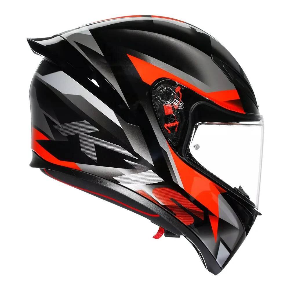 Capacete AGV K1S Fastlap Preto Cinza | Extra