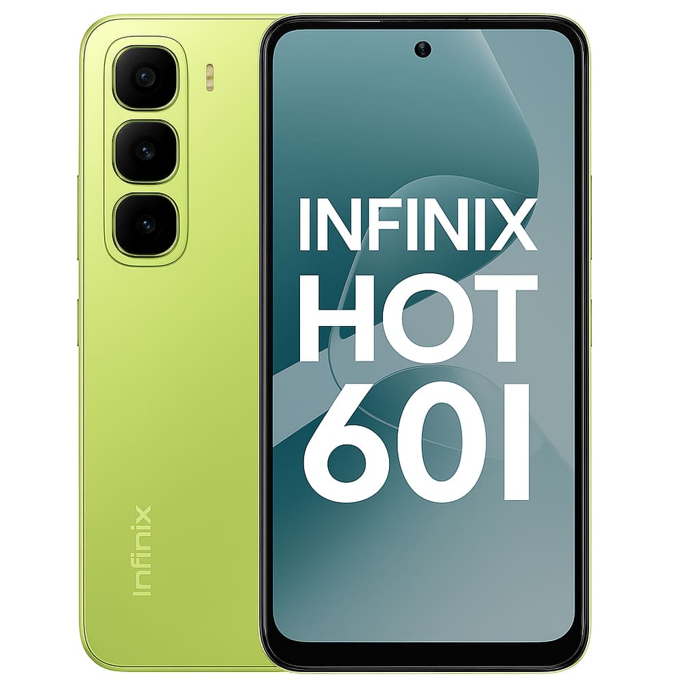 Smartphone Infinix Hot 60i, 256GB, 4GB RAM, Tela 6,6, Android 14, Câmera 50MP, Bateria 5000mAh, Dual SIM, Verde