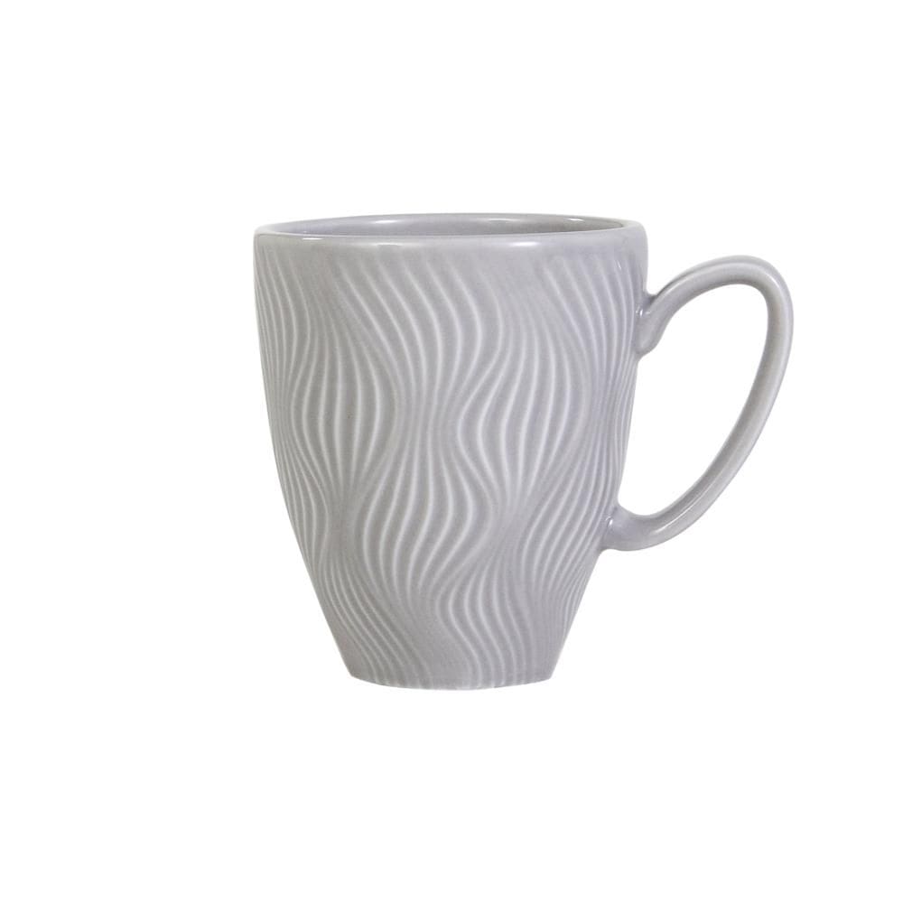 Caneca Chá Café Azul Vintage 308 ml Sinuosa Germer Porcelanas