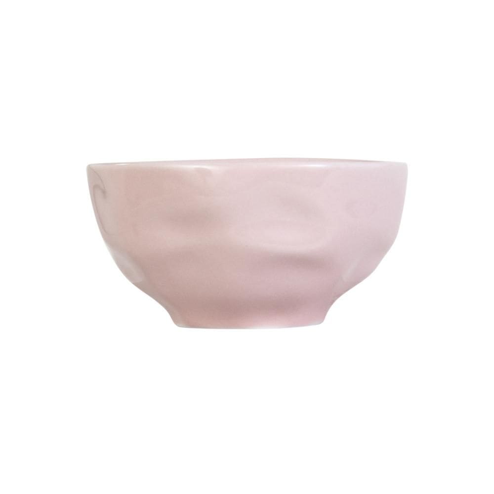 Bowl Tigela Sobremesa Rosa Fractal Relevo Orgânico 360 ml