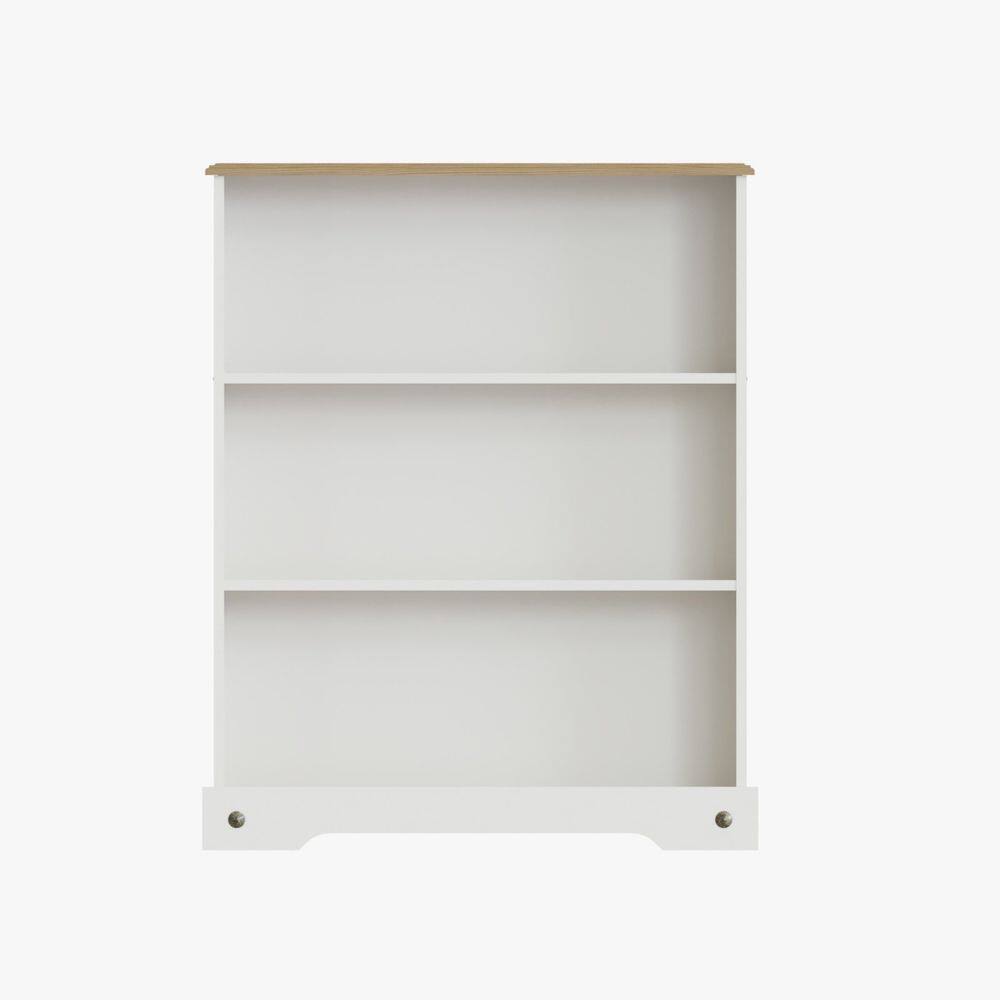 Estante Baixa Creme/Carvalho