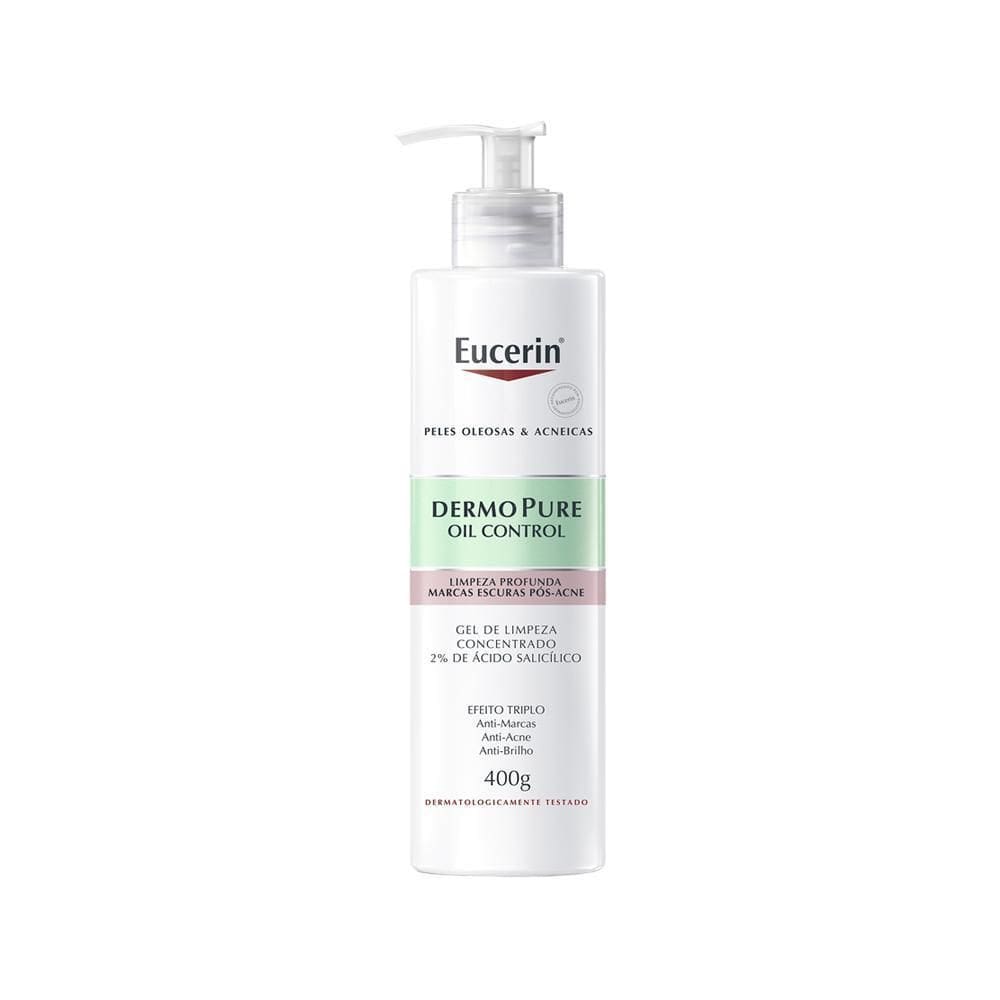 Eucerin Dermopure Oil Control Gel Limpeza Concentrado 400G