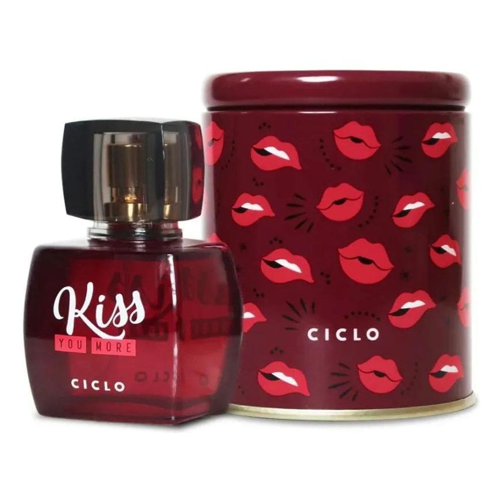 10X Kiss You More Lata Ciclo Deo Colonia Feminino 50Ml