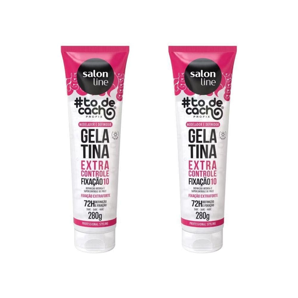 Gelatina Capilar Salon Line 280G Todecacho Extra Forte- 2Un