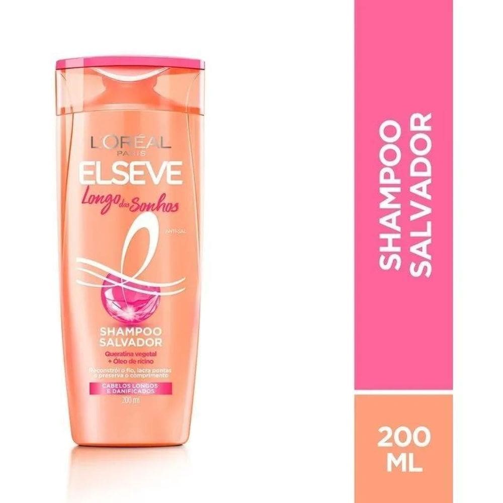 2X Shampoo Elseve Longo Dos Sonhos 200Ml L`Oréal Paris