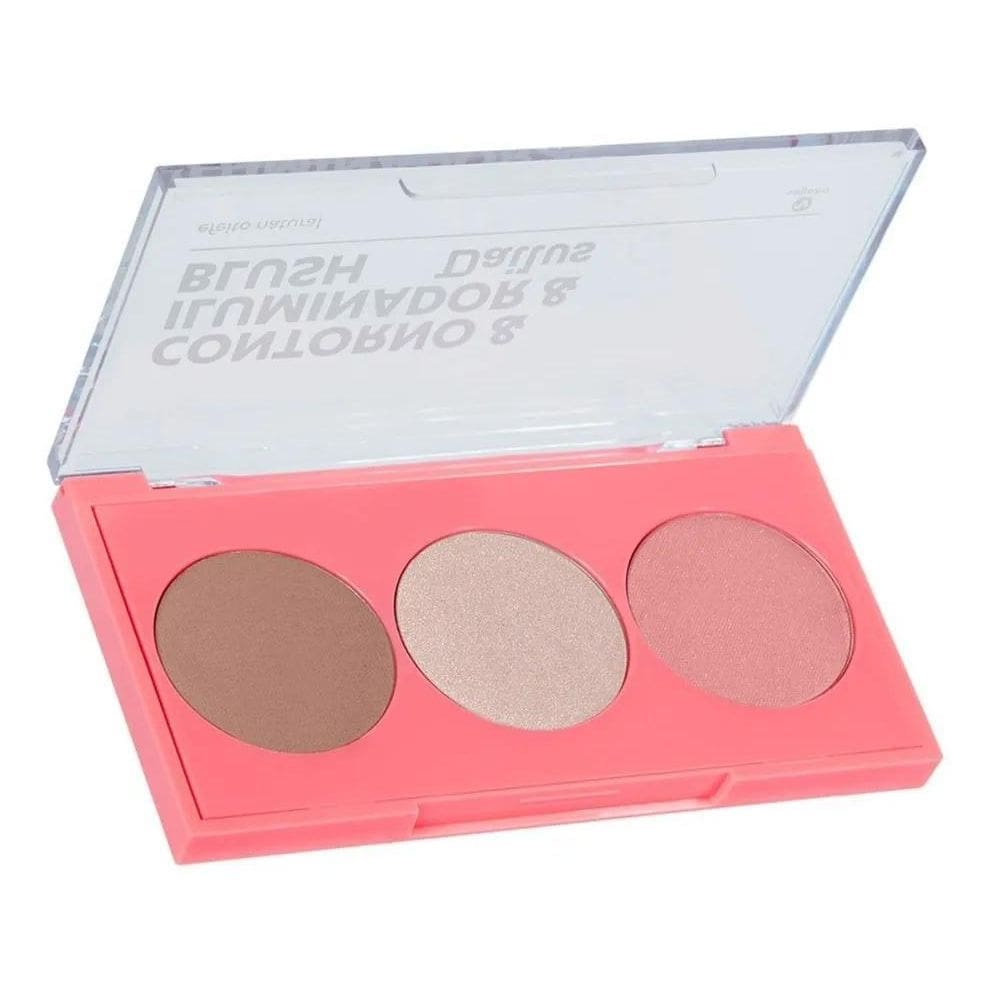 10X Paleta Pele De Milhões 1 Dailus - Contorno Iluminador B