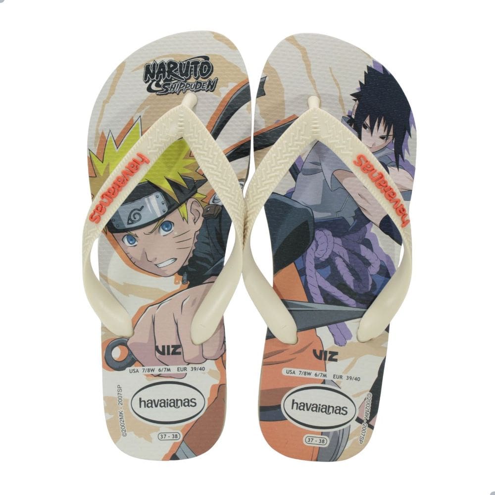 Chinelo Havaianas Top Naruto Areia