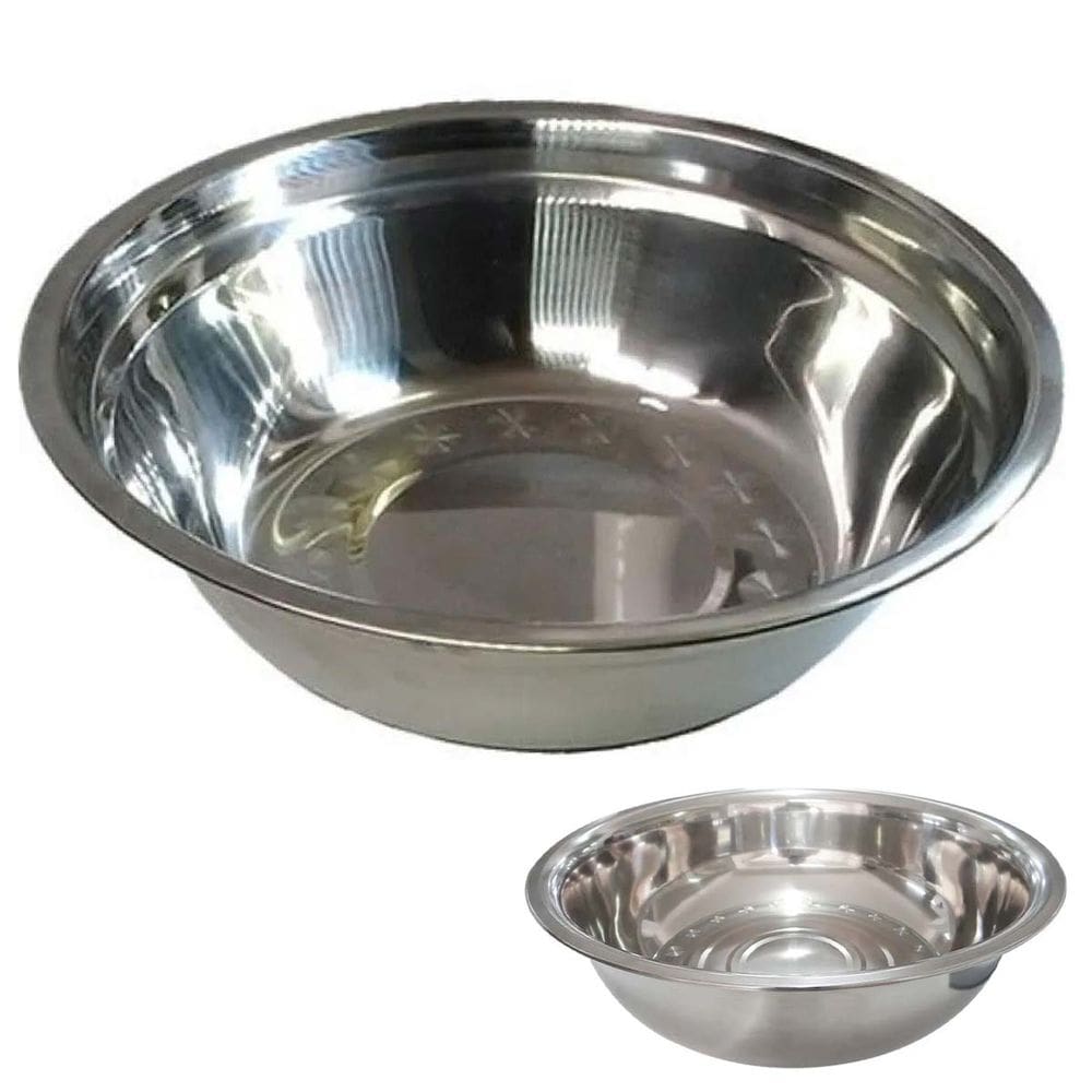 Tigela Bowl  Inox Cumbuca Preparo Receita Mesa Posta Refeiçao Jantar Casa Lanchonete Restaurante Resistente Multiuso
