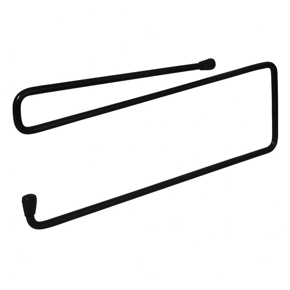 Suporte Porta Papel Toalha Preto de Pendurar para Armário e Prateleira