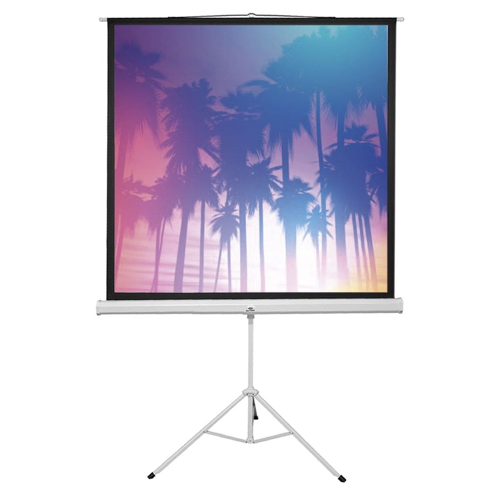 Tela de Projeção Tripé 110 Polegadas 1:1 2,00x2,00m TTQS110 Sumay