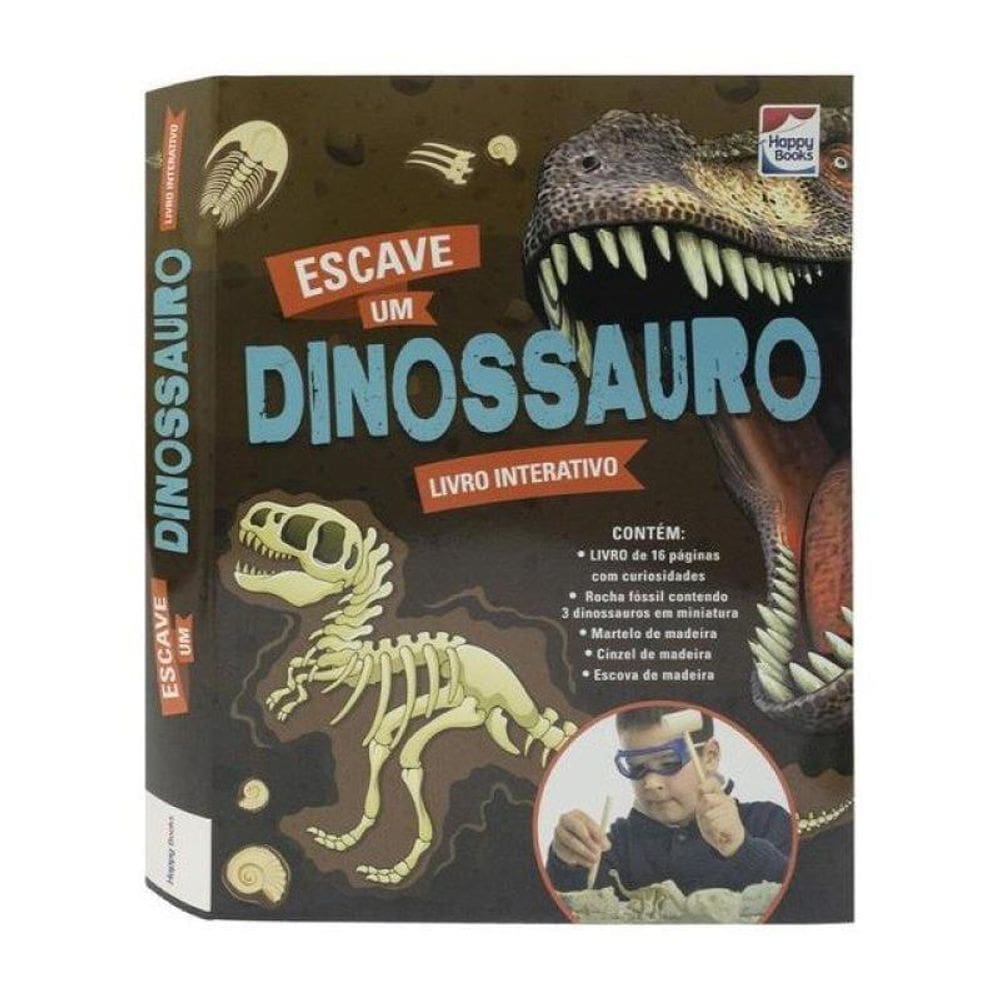 Livro Interativo: Escave Um Dinossauro