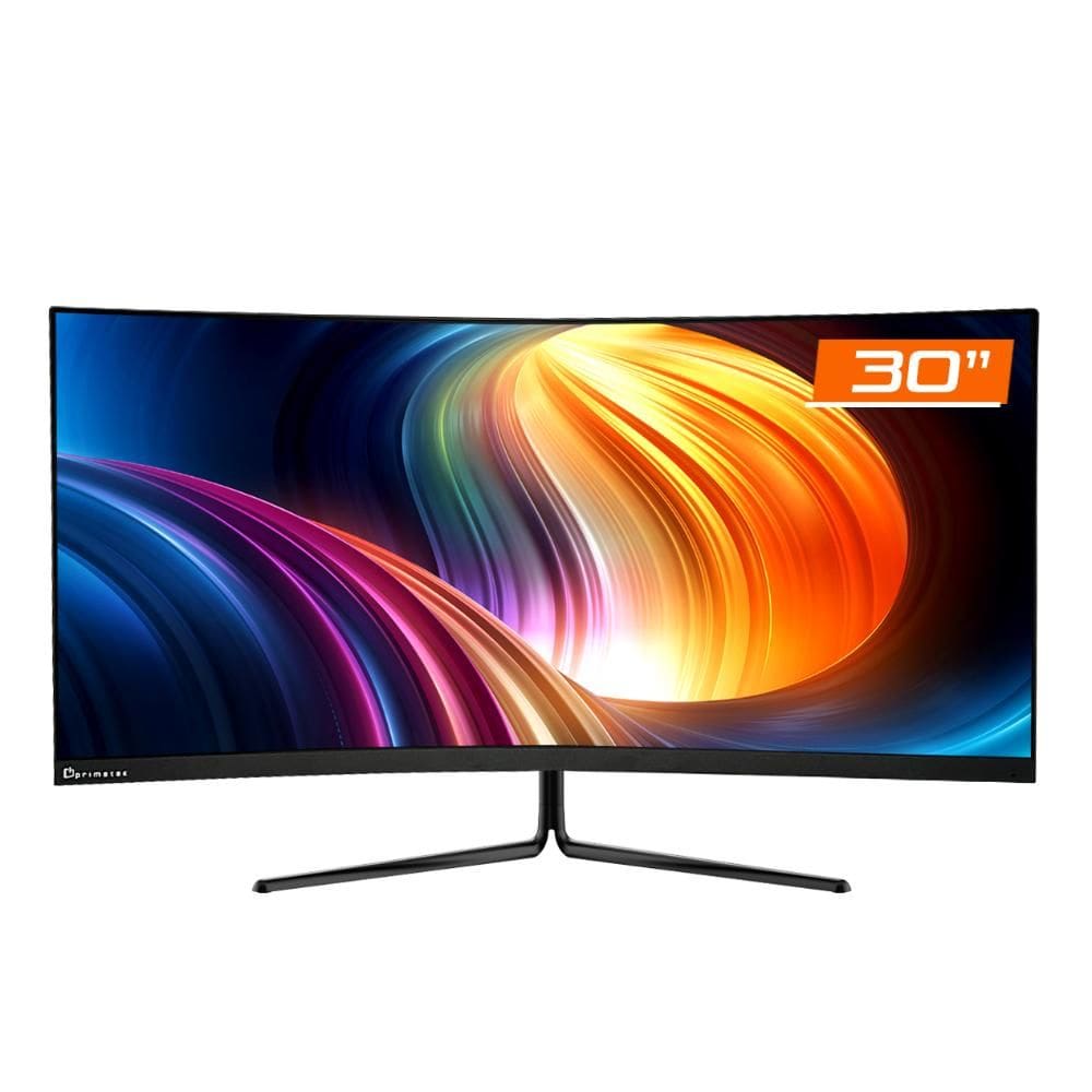 Monitor Gamer Ultrawide Curvo 30 Primetek 30A3M, 200Hz, WFHD, HDMI/DP, Painel VA