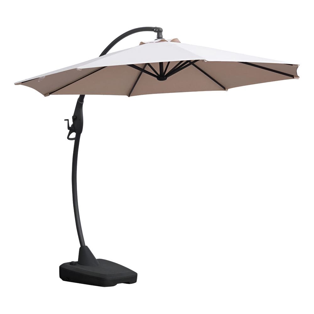 Ombrelone Lateral Prelium De Aluminio Com Base 260x300 Cm