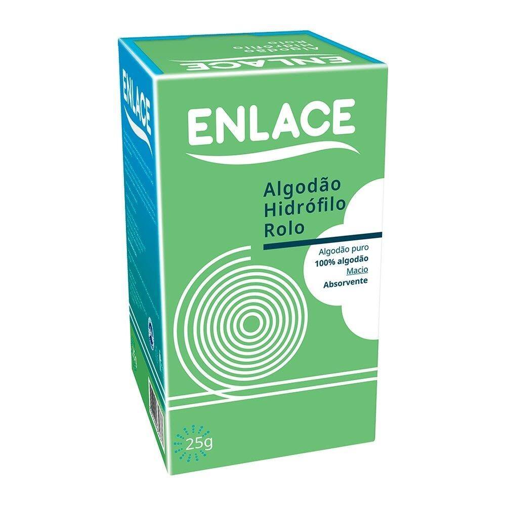 Algodão Enlace Hidrófilo 25g - Embalagem com 24 Unidades