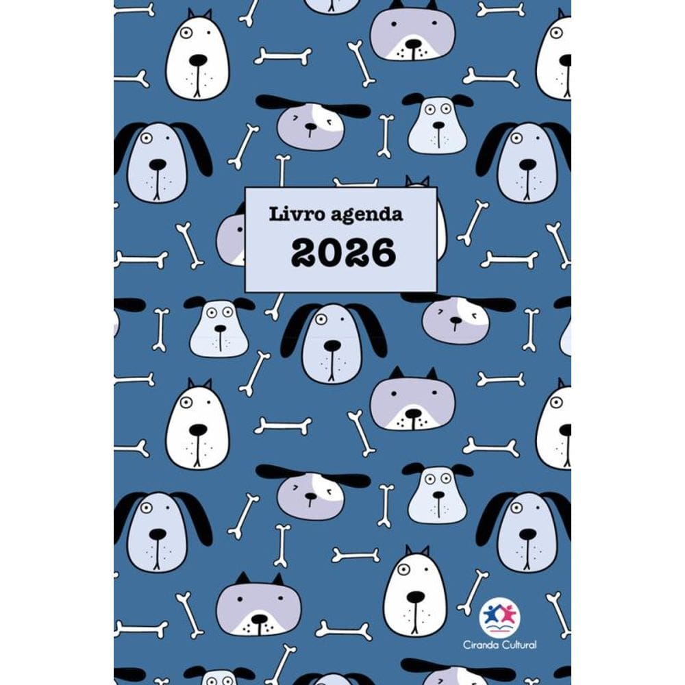 Livro Cachorrinhos - Agenda 2026