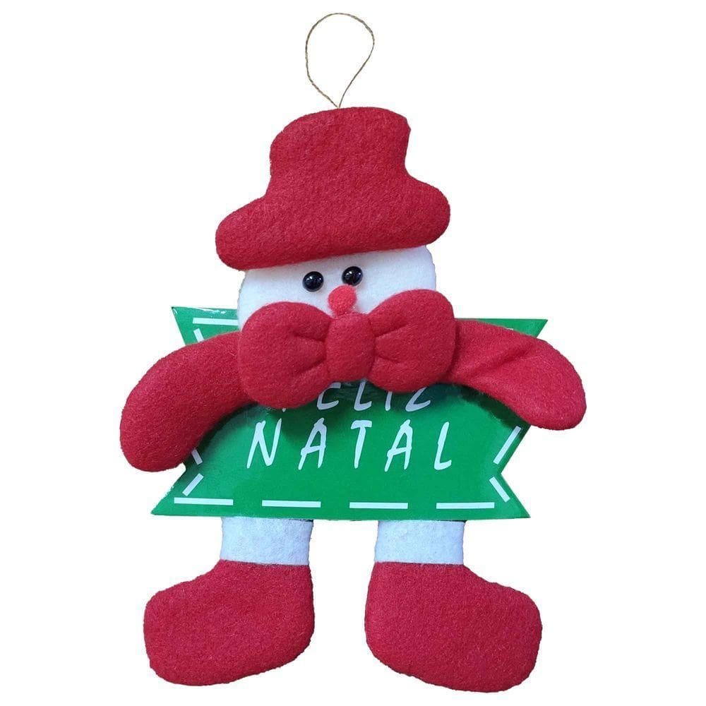 Enfeite Para Arvore De Natal Ou Porta Pendente Festas Decoração Casa Com Placa Feliz Natal Apartamento