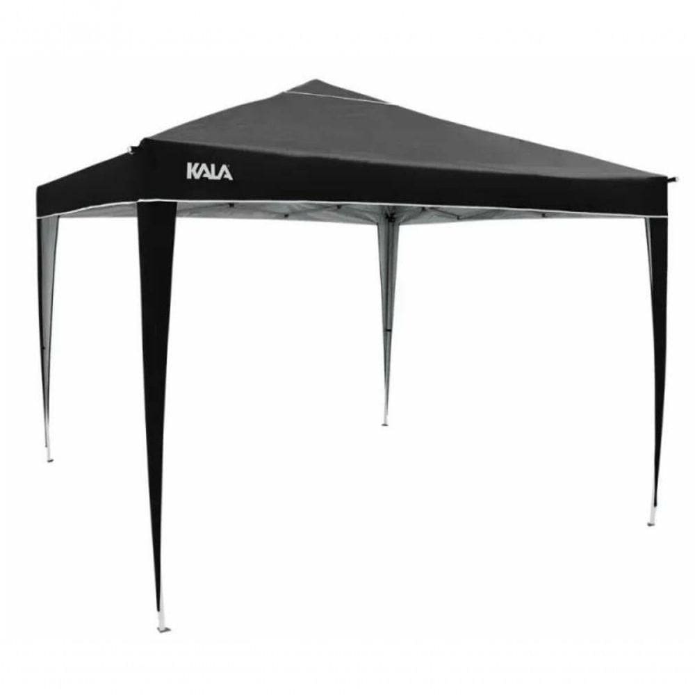 Tenda Gazebo Dobrável 3x3 Sanf Praia Jardim Campo Preto Kala