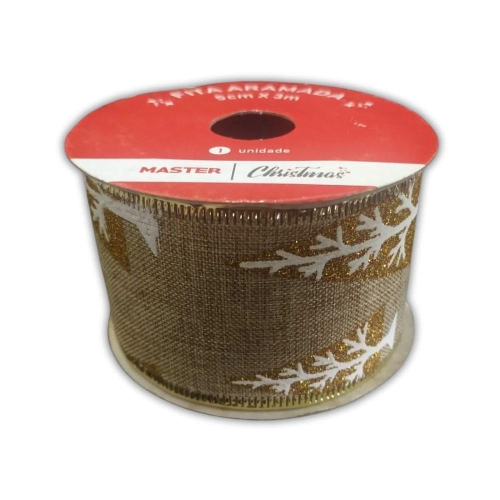 Fita Aramada De Natal árvore Natalina - 5cm X 3m