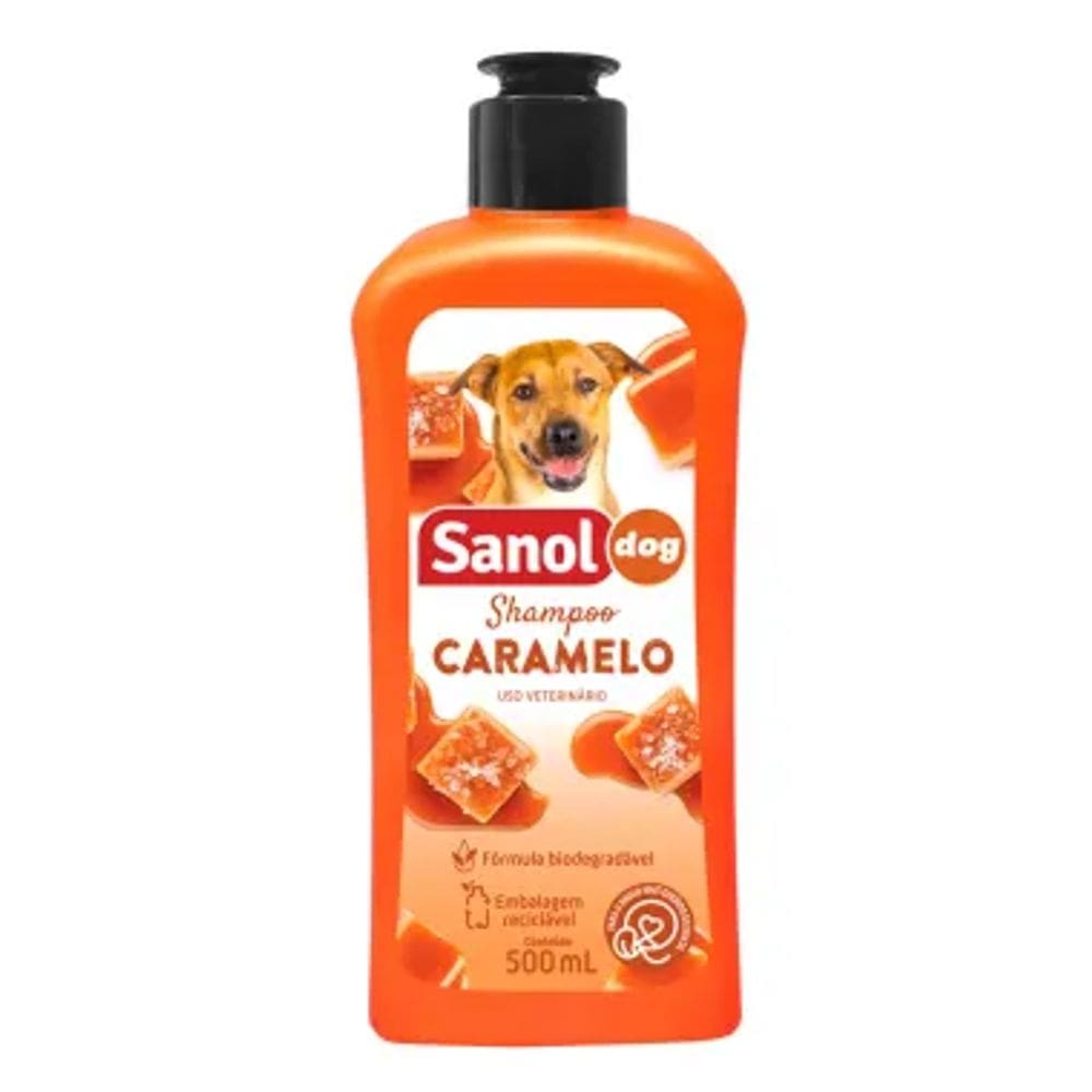 Shampoo Caramelo Sanol Dog Caramelo 500ml