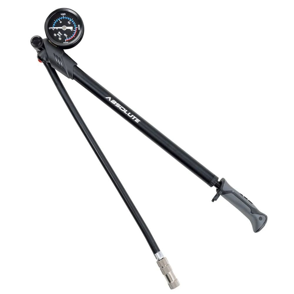 Bomba de Suspensão Wild Bike 300 Psi com Manômetro Integrado Válvula Schrader Presta Absolute
