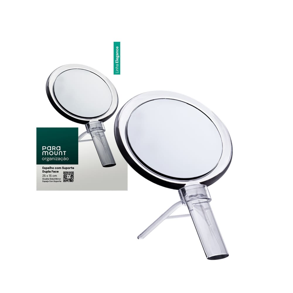 Espelho De Mesa Elegance Com Suporte 1202 Paramount