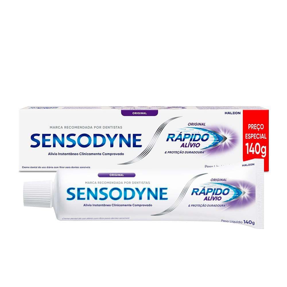 Creme Dental Sensodyne Rápido Alívio 140g