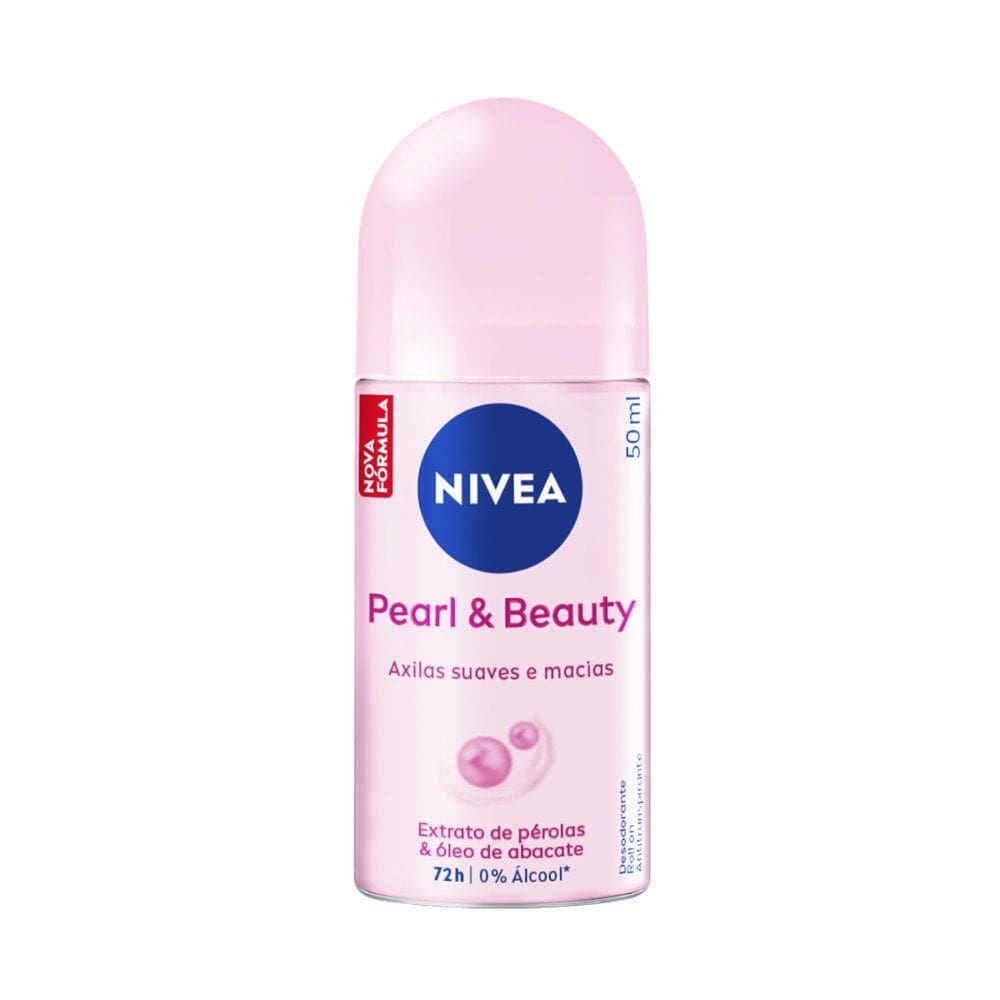 Desodorante Antitranspirante Nivea Roll On Pearl & Beauty 50ml