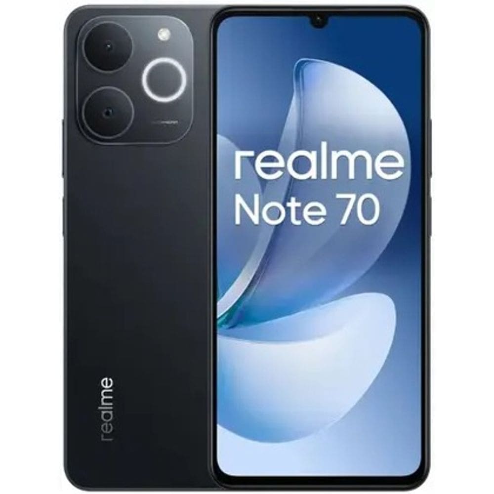 Smartphone Realme Note 70 128GB 4GB RAM Tela 6,74” 90Hz Câmera 13MP Bateria 6300mAh Dual Chip 4G Android 15