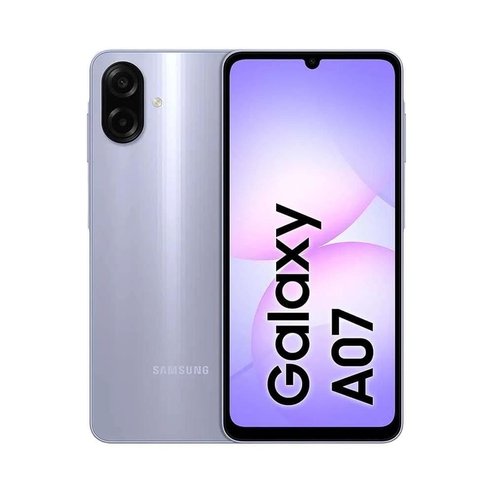 Smartphone Samsung Galaxy A07 4G 128GB 4GB RAM Câmera Traseira 50MP + 2MP Frontal  8MP Tela 6.7” Violeta
