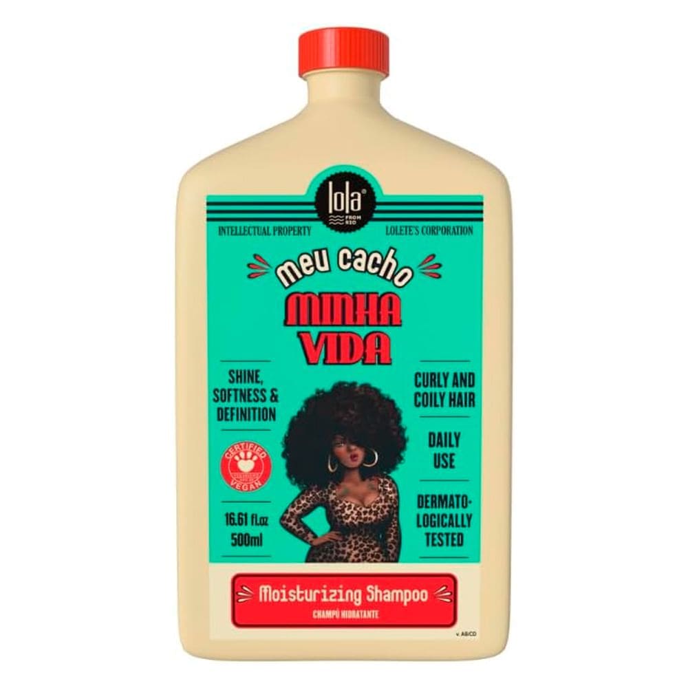 Shampoo Meu Cacho Minha Vida Lola Cosmetics com 500ml