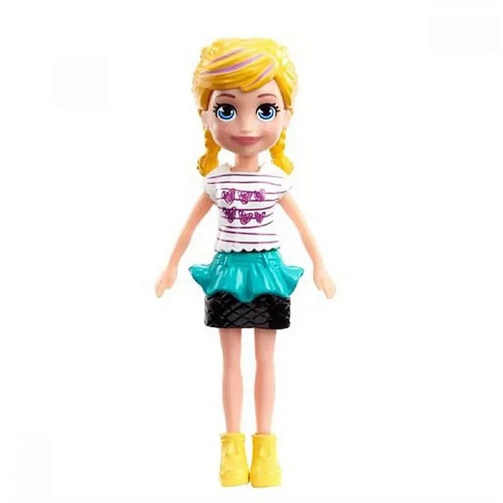 Mattel Polly Básica Saia Preta e Azul