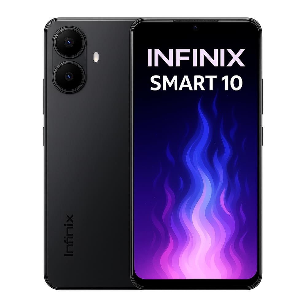 Smartphone Celular Inifinix Smart 10,64GB,3GB RAM,Tela 6,6,Android 13,Cam 50MP,Bat 5000mAh,Dual SIM, Preto