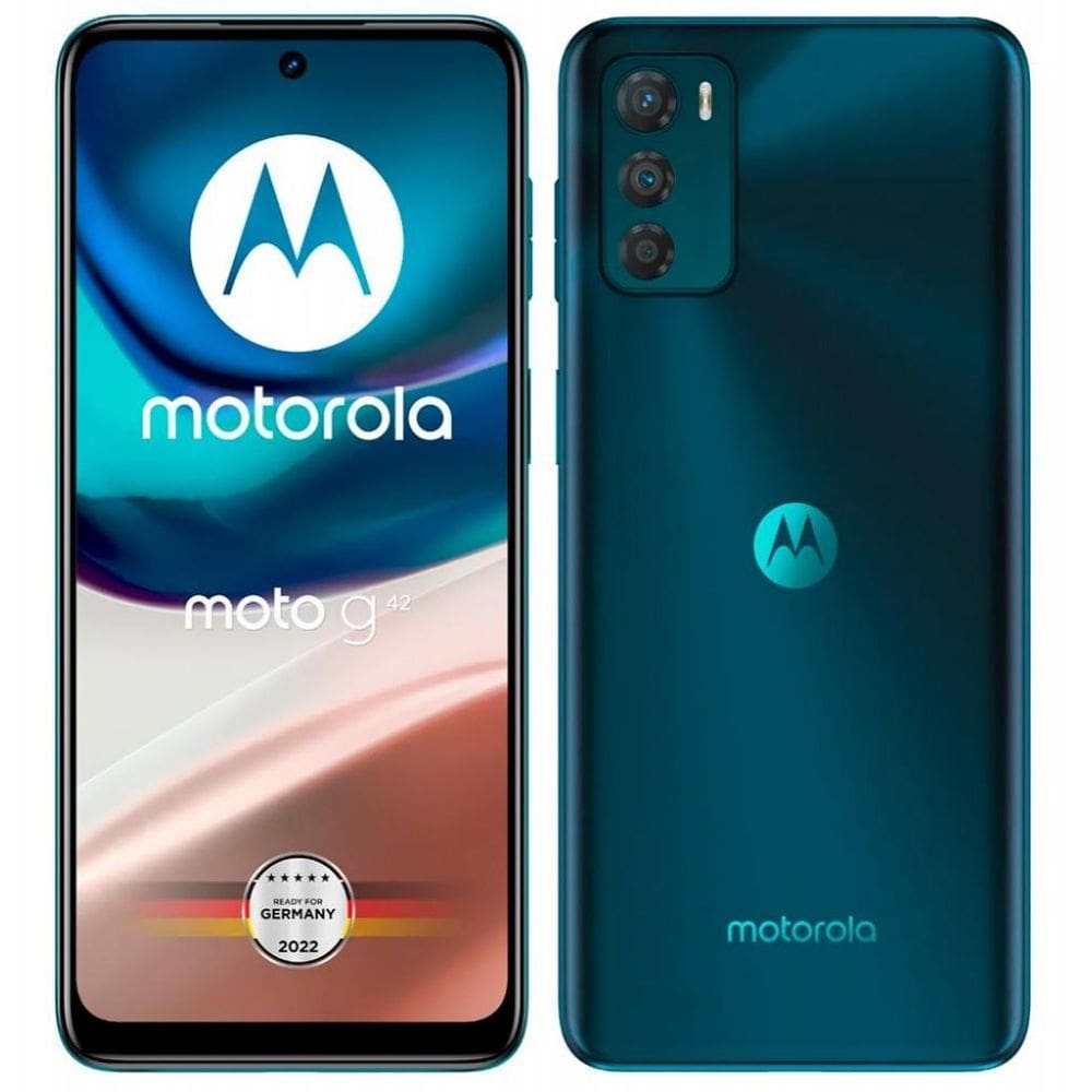 Smartphone Motorola Moto G42 XT2233 128GB Android 12 4GB RAM Tela 6.4”, Câm.Traseira Tripla