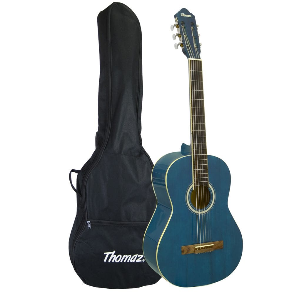 Violão Acústico de Aço TCG 390 A Azul com Capa Thomaz