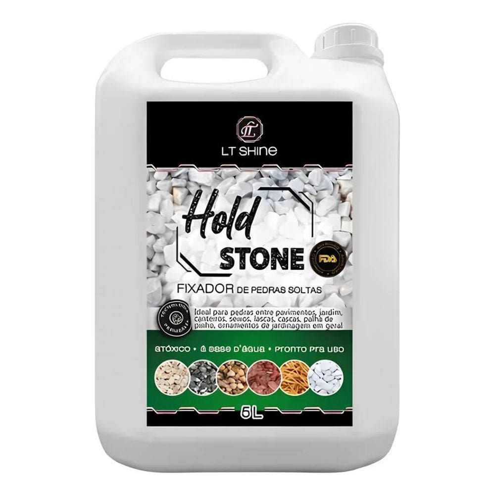 2X Fixador De Pedras Soltas Hold Stone 5L - Lt Shine