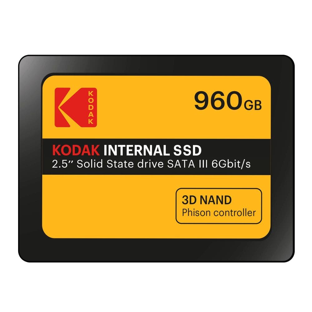 SSD KODAK X150 interno de 960 GB amarelo