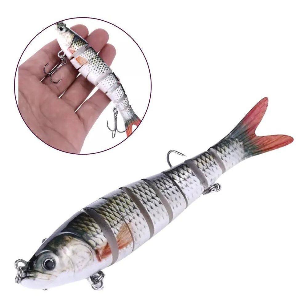 3X Isca Artificial Lambari G Articulada 8 Segmentos 14Cm - 2