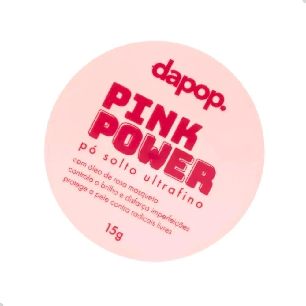 2X Pó Solto Ultrafino Rosado Controle Oleosidade Longa Duraç