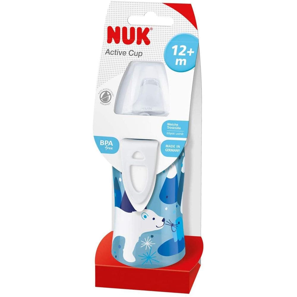 Copo Infantil Nuk Active Cup 300Ml Azul