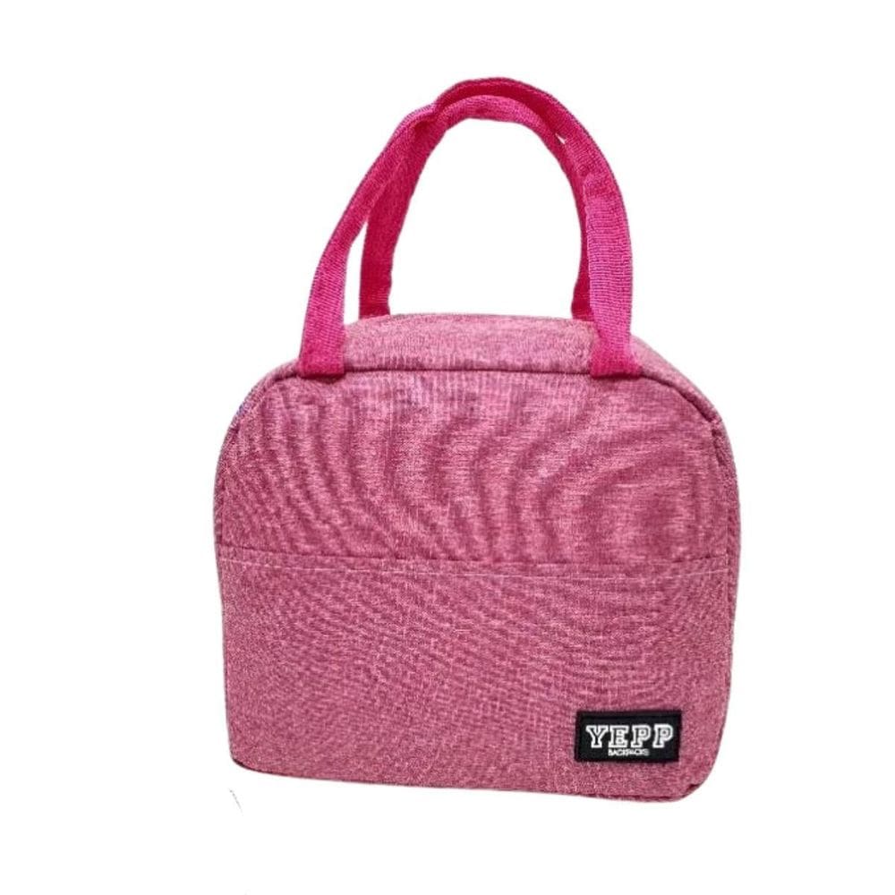 Bolsa Lancheira Térmica Marmita Lanche Fitness - Rosa
