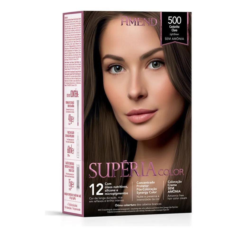 10X Tonalizante Cabelo Amend Supéria Color Escolha A Cor