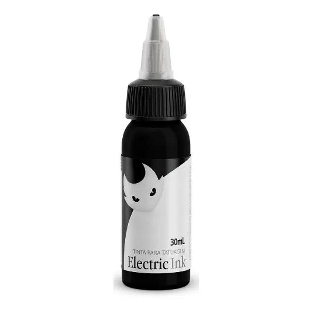 10X Tinta Electric Ink Tattoo Tatuagem Preto Linha - 30Ml