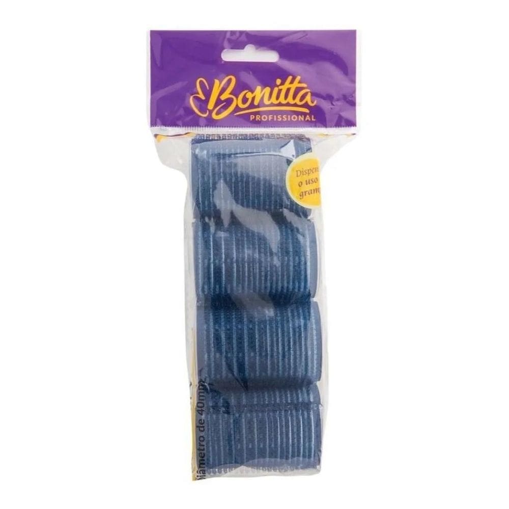 3X Kit Com 4 Bobs Autoaderente Grande Efeito Cachos Bonitta