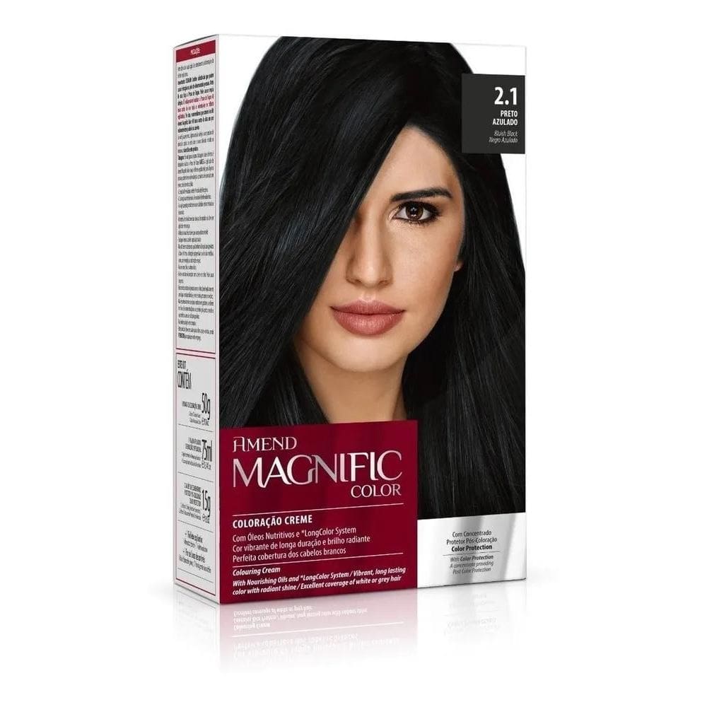 10X Tinta Cabelo Amend Magnific Color Escolha A Cor Envio H