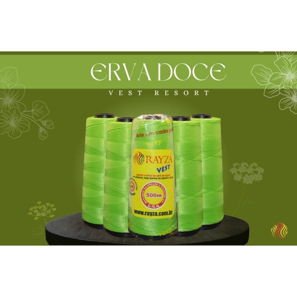 Linha Rayza Vest Resort Grossa 011-Erva Doce Tex 288