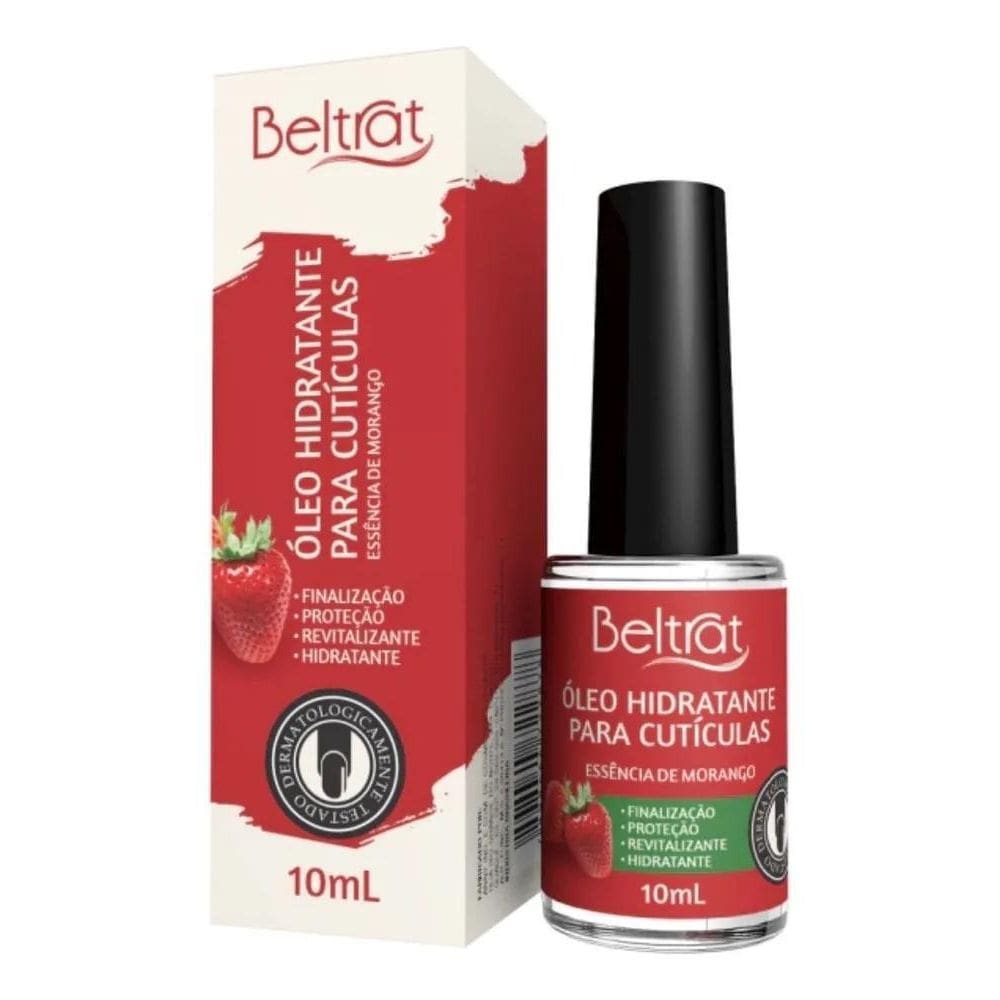 2X Óleo Cutículas De Hidratante Morango 10Ml - Beltrat