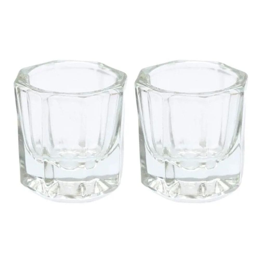 2X 2Un Copinho Dappen Copo Pote Dapen Unha Porcelana Henna