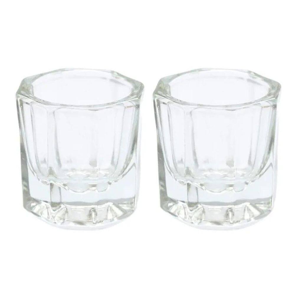 2X 2Un Copinho Dappen Copo Pote Dapen Unha Porcelana Henna