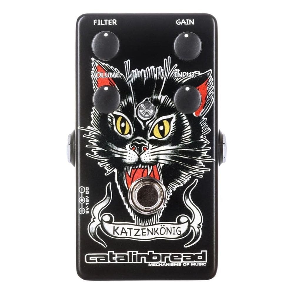 Pedal de distorção de efeitos de guitarra Fuzz Catalinbread Katzenkonig