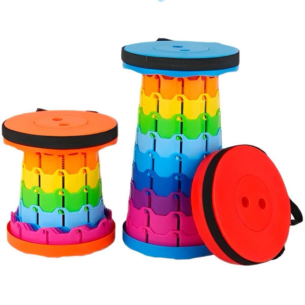 Banqueta Banco Giratório Dobrável Telescópio Portátil